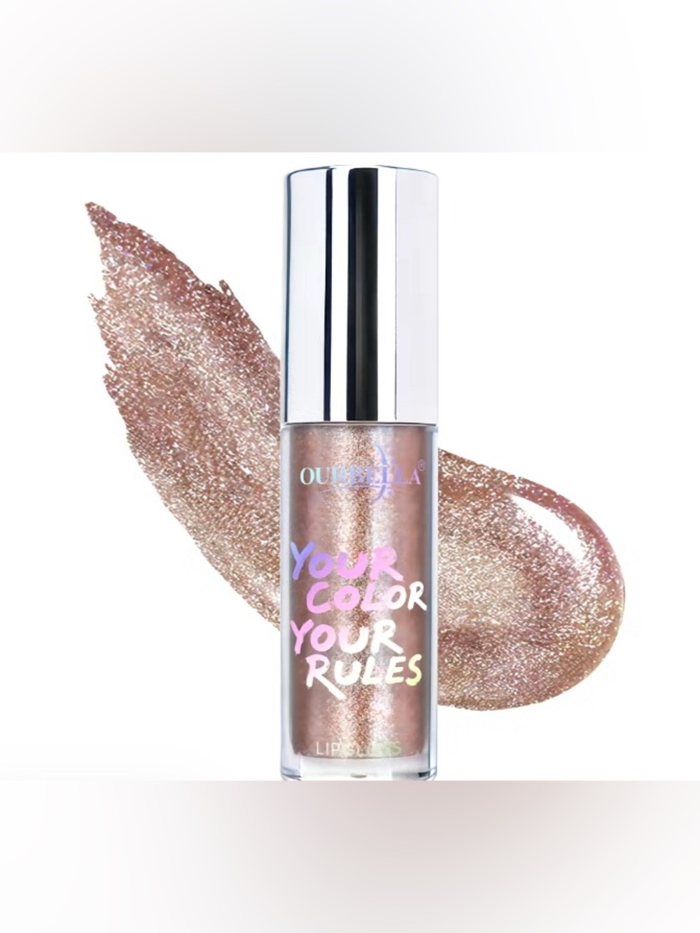Stellar, NIB Ourbella Holographic Shimmer Hydrating Glitter Lip Gloss